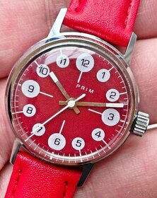 Československé Retro Vintage hodinky PRIM Berušky 70. leta