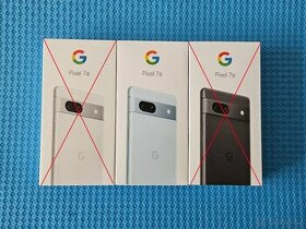 Google Pixel 7a bílý modrý černý NOVÝ NEROZBALENÝ