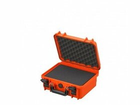 Nárazu, vodě, prachu odolný kufr MAX300 - oranžový (s pěnou)