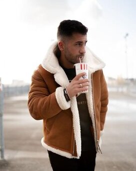 BUNDA GANT D2 THE SHEARLING JACKET CLAY