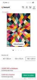 Bonami barevný koberec