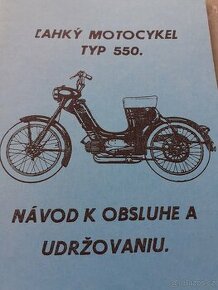 JAWA 550 Návod k obsluze