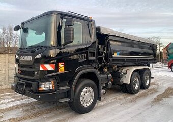 Scania G450 XT - 6x4 - třístranný sklápěč