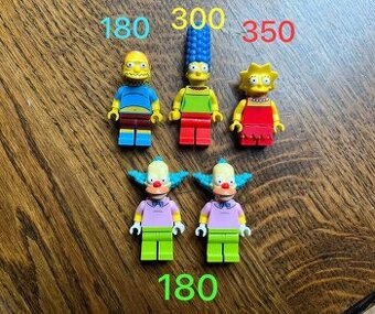 Lego figurky Simpson/superhrdinové