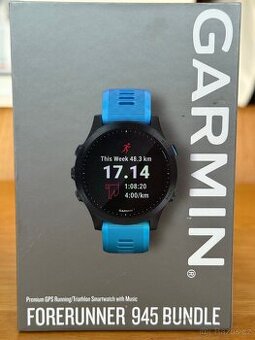 Garmin Forerunner 945 PRO TRI BUNDLE (nové + doplňky)