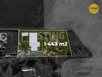 Prodej pozemku 1443 m2 s projektem a hotovými základ, 132665