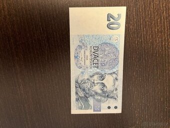 Bankovky ČR 20 Kč 1994 UNC série A