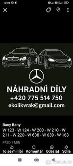 Mercedes-Benz  - Náhradní Díly