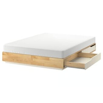IKEA MANDAL Bed Frame 160x200 cm + LUROY