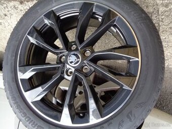 škoda karoq r18 nová alu kola 5x112 černá