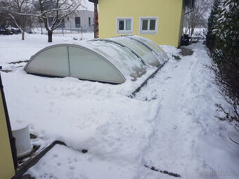 Zastřešení bazénu 6.5 x 3.5