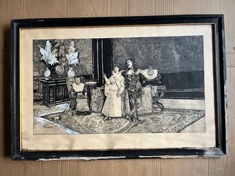 Starožitné obrazy, fotografie + rámy