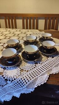 Čajová souprava kobalt