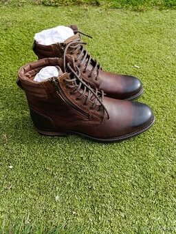 Nové kožené boty Jack & Jones , 41. - 1