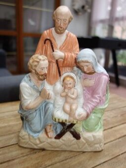 Svatá rodina, porcelánová soška