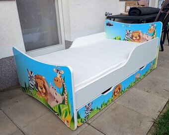 Dětská postel Zoo s matrací