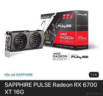 Grafická karta RX 6700 XT 16G