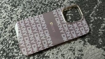 Kryt DKNY na iPhone 14 PRO MAX - Zlatobéžový