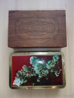 STARÁ DŘEVĚNÁ KRABIČKA NA CUKROVÍ - GERBEAUD - HENRIK KUGLER