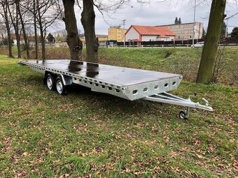 Přívěsný vozík dvouosý 600x200 cm, 750kg,130km/h, řp. B