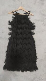 Luxusní šaty Guess s třásněmi retro styl