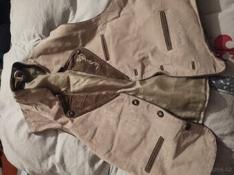 Tyrolské Kožená Vesta