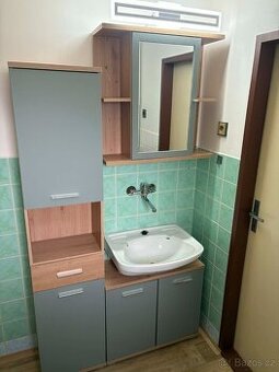 ZÁNOVNÍ koupelnová sestava POCO – Olivová / Dub