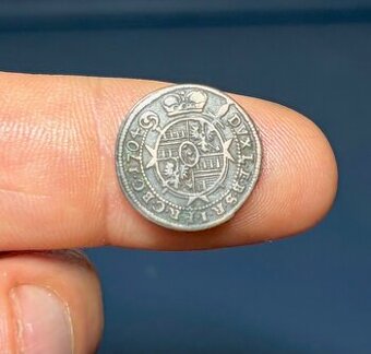 1 krejcar 1704 Karel III Olomouc