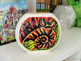 Keramická váza, nová - motiv Nautilus