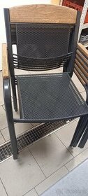 Kovová zahradní židle