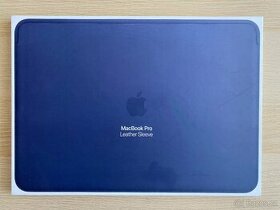 Apple MacBook Pro 15" Leather Sleeve - Midnight Blue, NOVÉ - 1