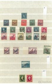 Predám poštové známky Slovenský štát 1939-1945