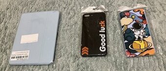 2x kryt pro iphone 8 plus a tablet Ipad mini 6 v modré barvě