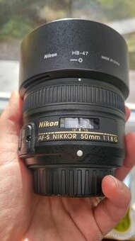 Objektiv Nikkor 50 mm 1:1,8 G - 1