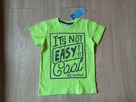 NOVÉ Tričko neon zelená vel. 98 - 1