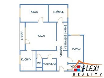 Prodej bytu 4+1, 81 m2 - F. S. Tůmy, Orlová - Lutyně