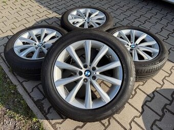 4x al kola 5x112 BMW, TPMS + pneu letní 245/50 R18