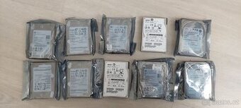 SAS disky Seagate, Fujitsu, HGST 300GB