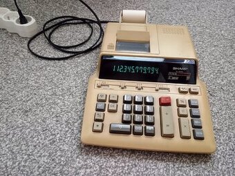 Starší stolní kalkulačka SHARP EL-2630L s tiskem