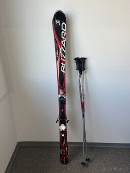 BLIZZARD CrossMountain Lyže 166cm + hůlky 125cm