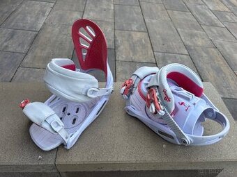 Dámské snb vázání Gravity G1 lady white/pink