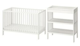 IKEA přebalovací stůl + postýlka GULLIVER