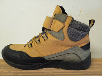 zimní kožené boty