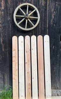 Dřevo- Plotová modřínová prkna plotovka plaňky na plot.