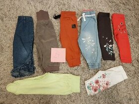 Set kalhoty tepláky, legíny...7ks - vel. 74