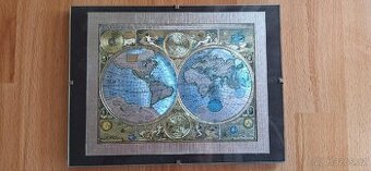 Nástěnný obraz zeměkoule