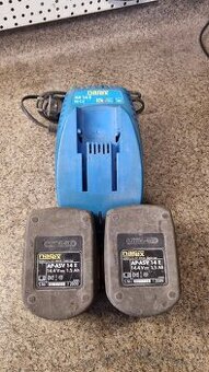 Baterie Narex AP-ASV 14E 1.5Ah + nabíječka AN 14 E