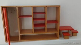 Dřevěný nábytek pro panenky - 80. léta