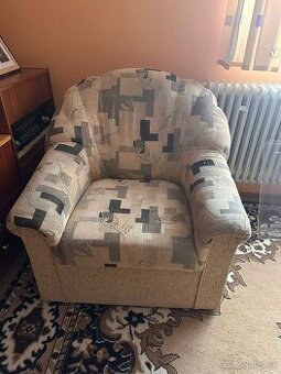 Prodám sedačku s křeslem