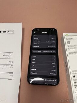 Iphone 17pro max 256 modrý